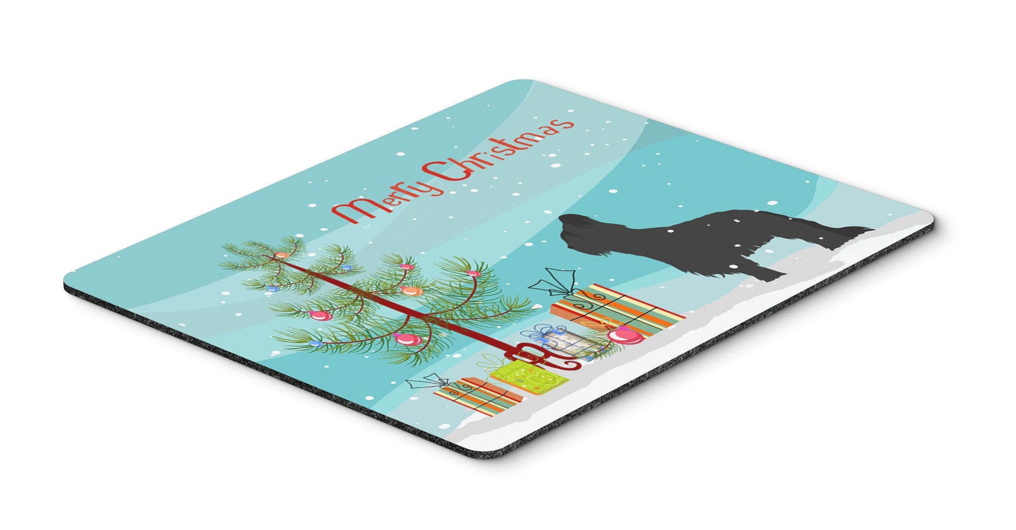 Briard Merry Christmas Tree Mouse Pad, Hot Pad or Trivet BB2944MP by Caroline's Treasures