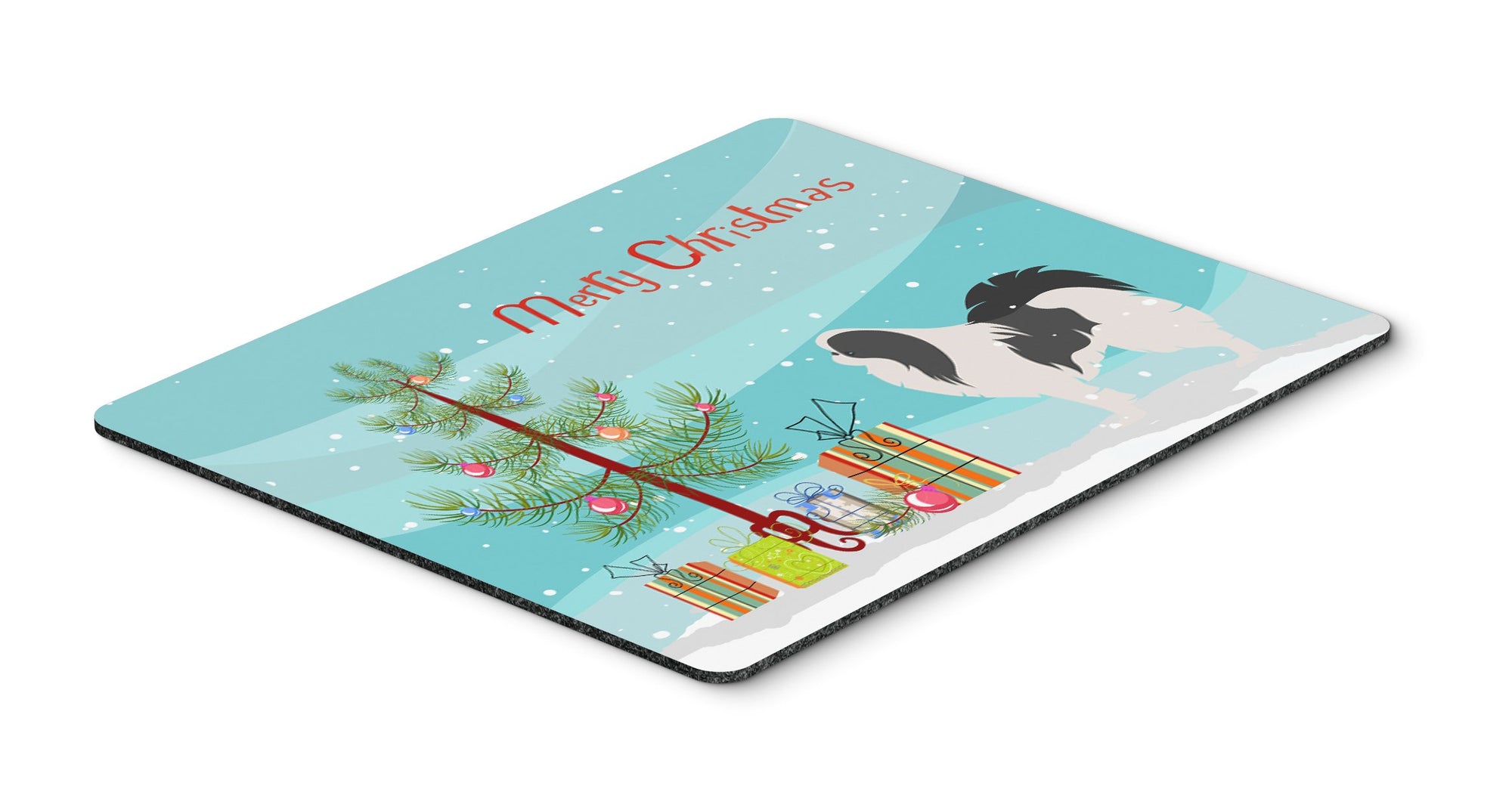 Japanese Chin Merry Christmas Tree Mouse Pad, Hot Pad or Trivet BB2955MP by Caroline's Treasures