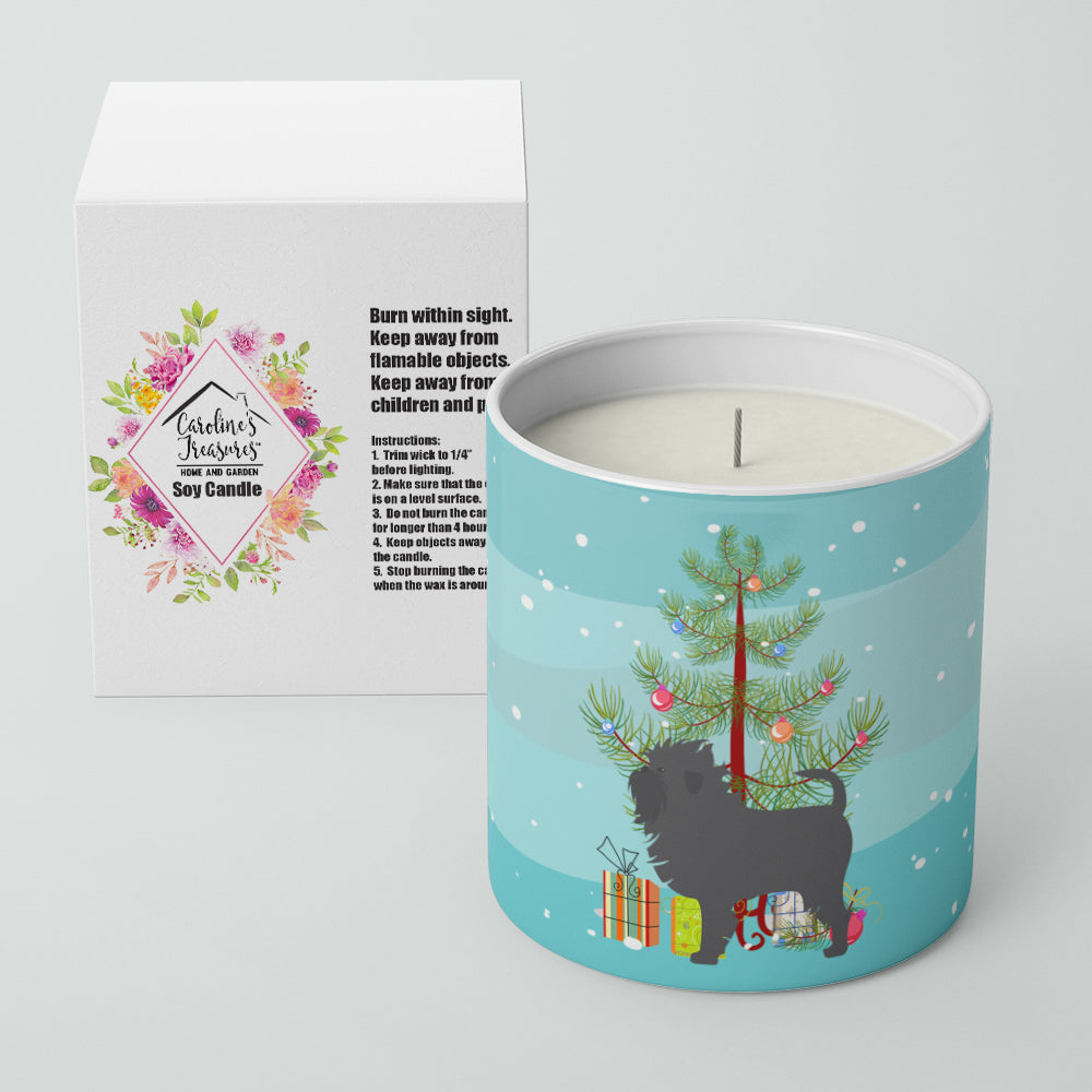 Buy this Affenpinscher Merry Christmas Tree 10 oz Decorative Soy Candle