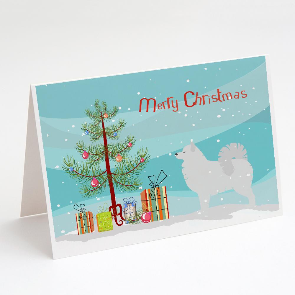 Buy this Samoyed Merry Christmas Tree Greeting Cards and Envelopes Pack of 8