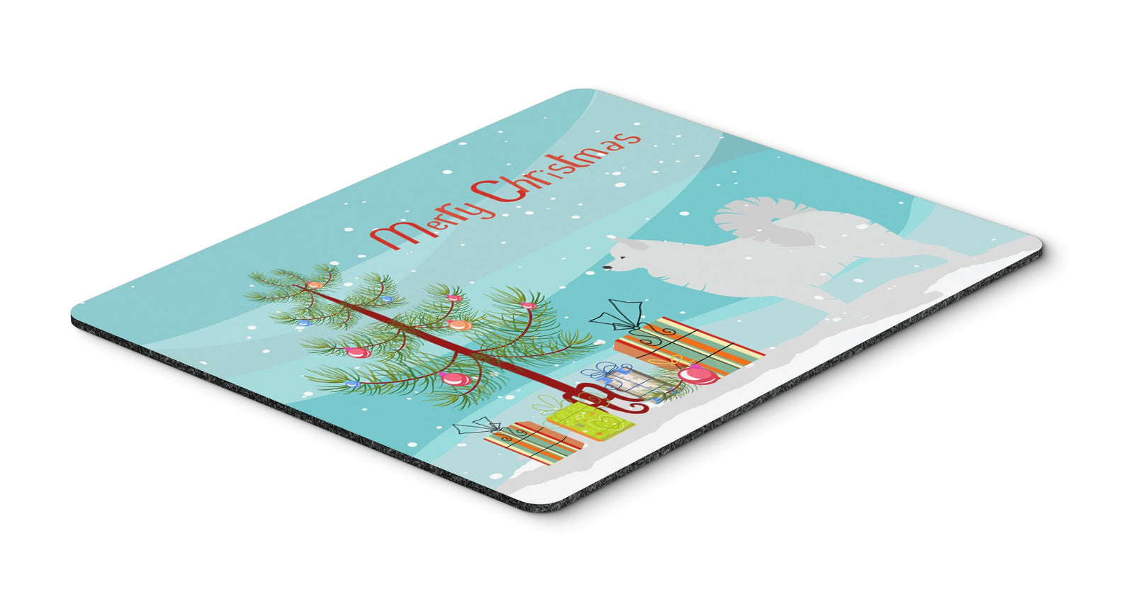 Samoyed Merry Christmas Tree Mouse Pad, Hot Pad or Trivet BB2977MP by Caroline's Treasures