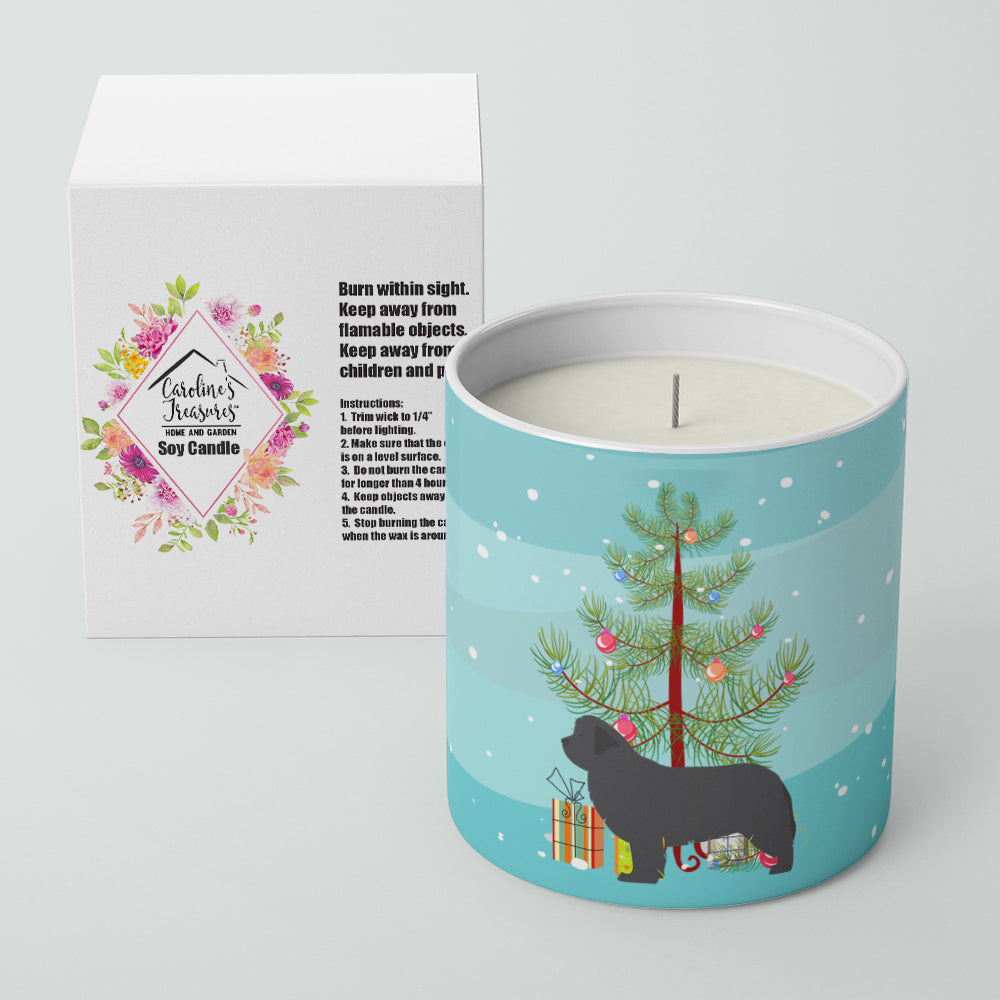 Buy this Newfoundland Merry Christmas Tree 10 oz Decorative Soy Candle