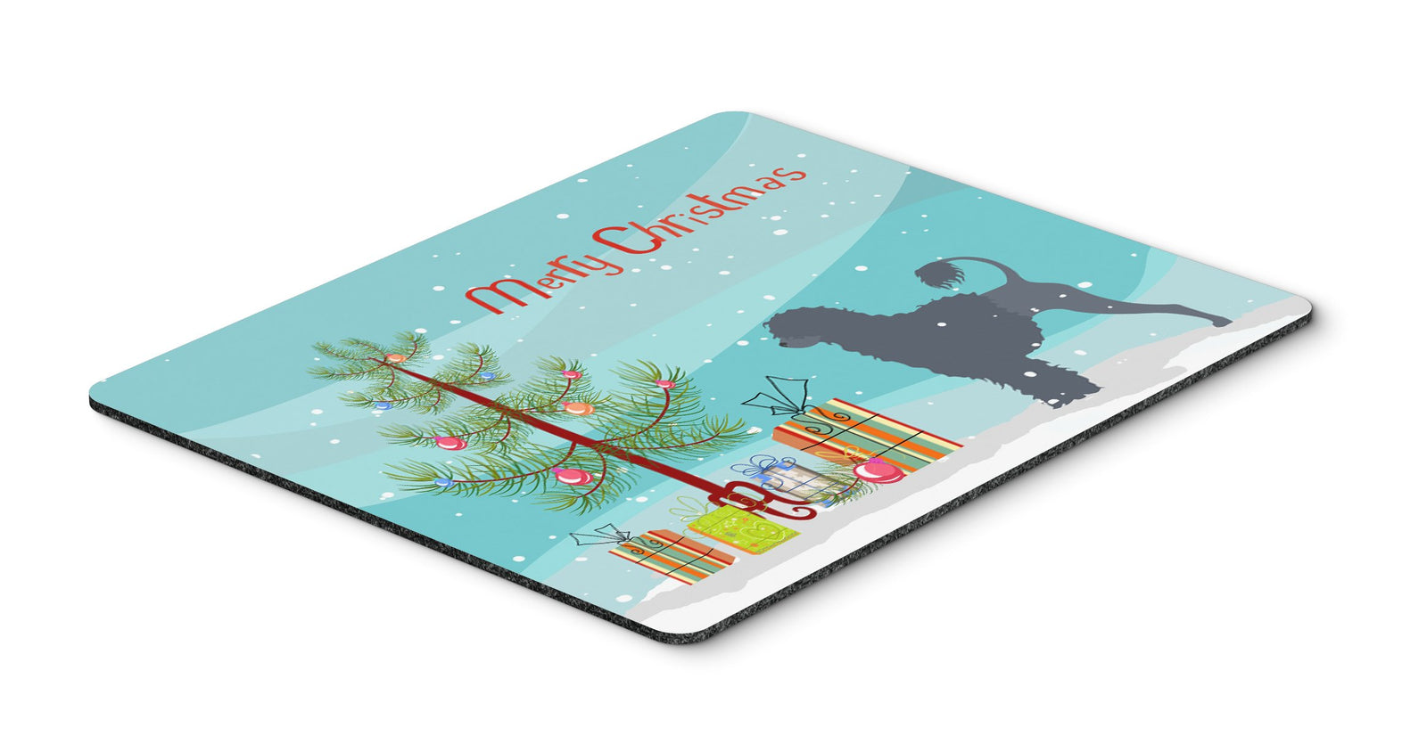 Portuguese Water Dog Merry Christmas Tree Mouse Pad, Hot Pad or Trivet by Caroline's Treasures