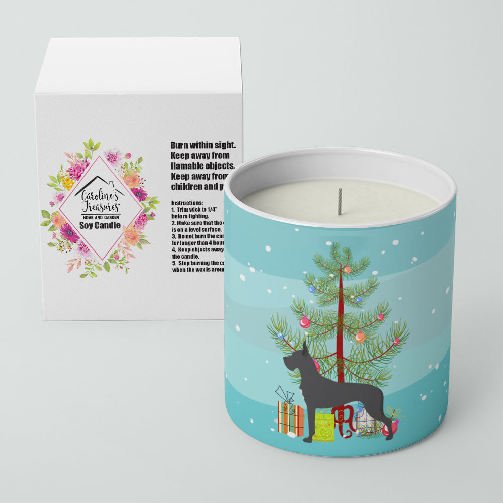 Buy this Great Dane Merry Christmas Tree 10 oz Decorative Soy Candle