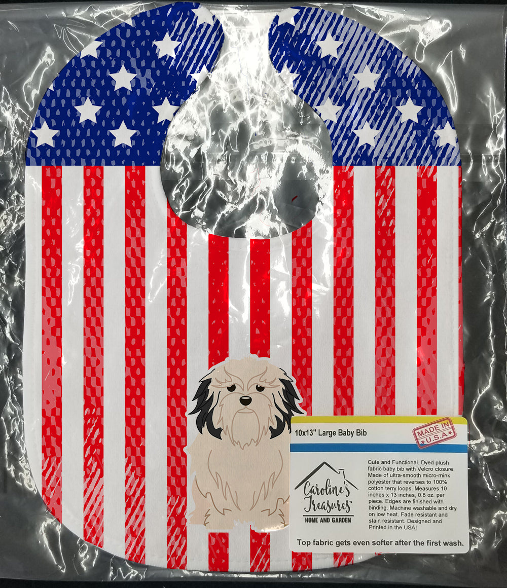 Patriotic USALowchen Baby Bib BB3014BIB - the-store.com