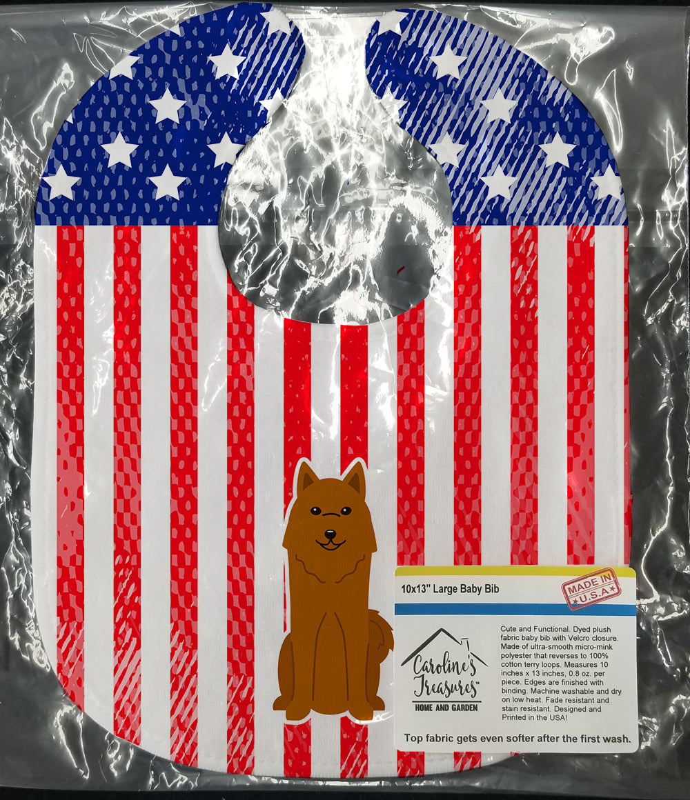 Patriotic USA Karelian Bear Dog Baby Bib BB3017BIB - the-store.com