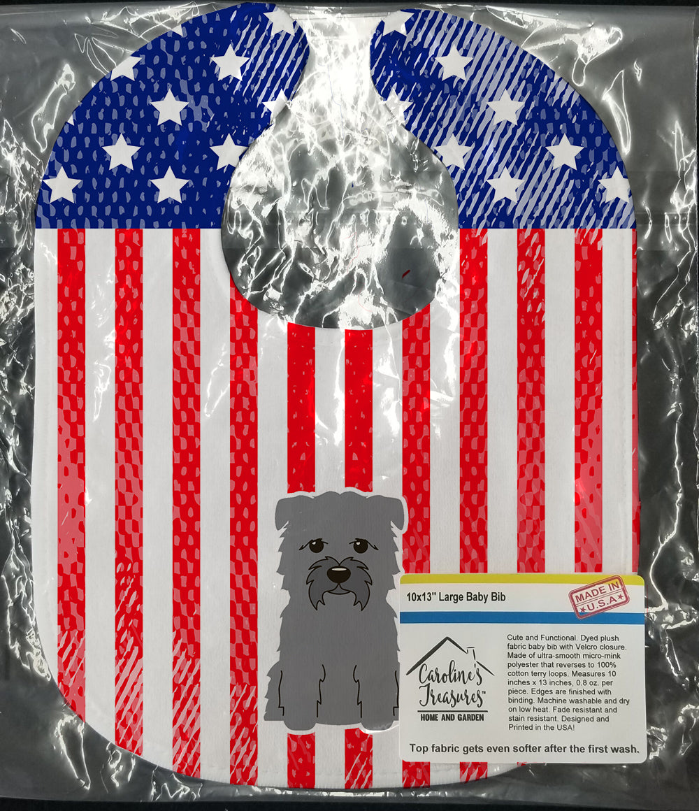Patriotic USA Glen of Imal Grey Baby Bib BB3054BIB - the-store.com