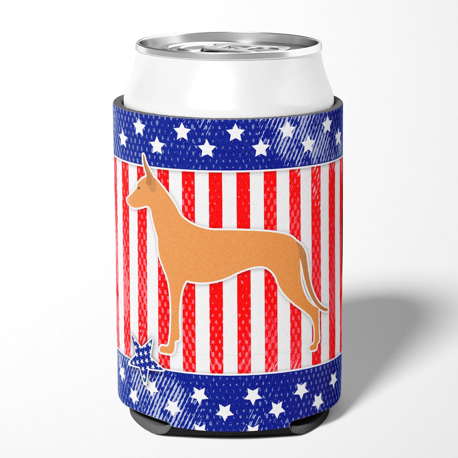 USA Patriotic Pharaoh Hound Can or Bottle Hugger BB3288CC  the-store.com.