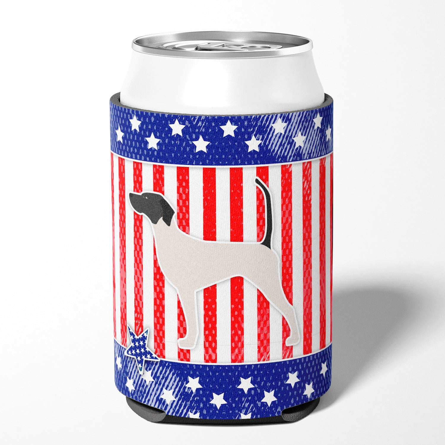 USA Patriotic English Pointer Can or Bottle Hugger BB3295CC