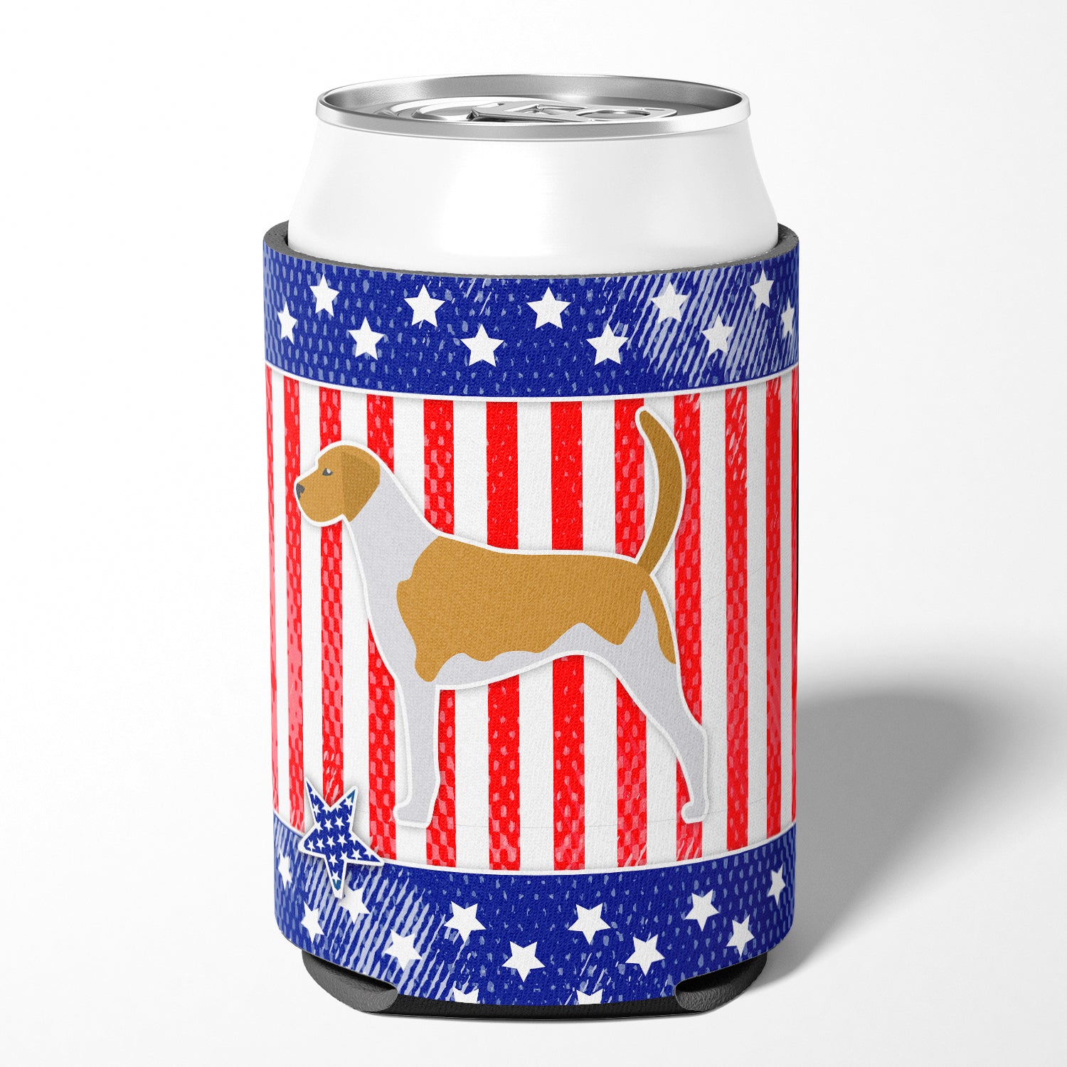 USA Patriotic American Foxhound Can or Bottle Hugger BB3298CC