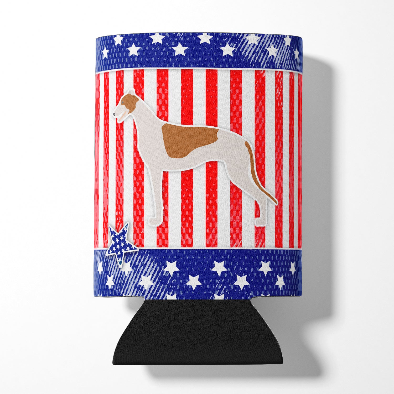 USA Patriotic Greyhound Can or Bottle Hugger BB3305CC