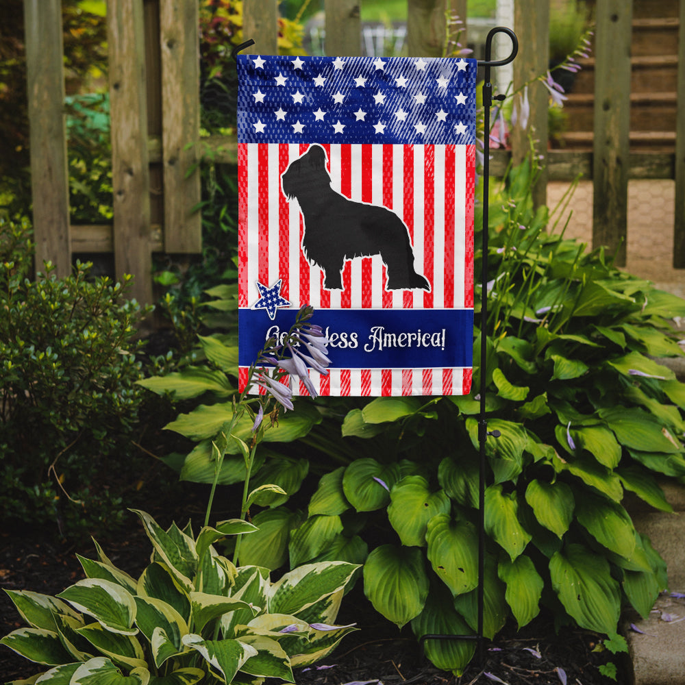 USA Patriotic Briard Flag Garden Size BB3326GF