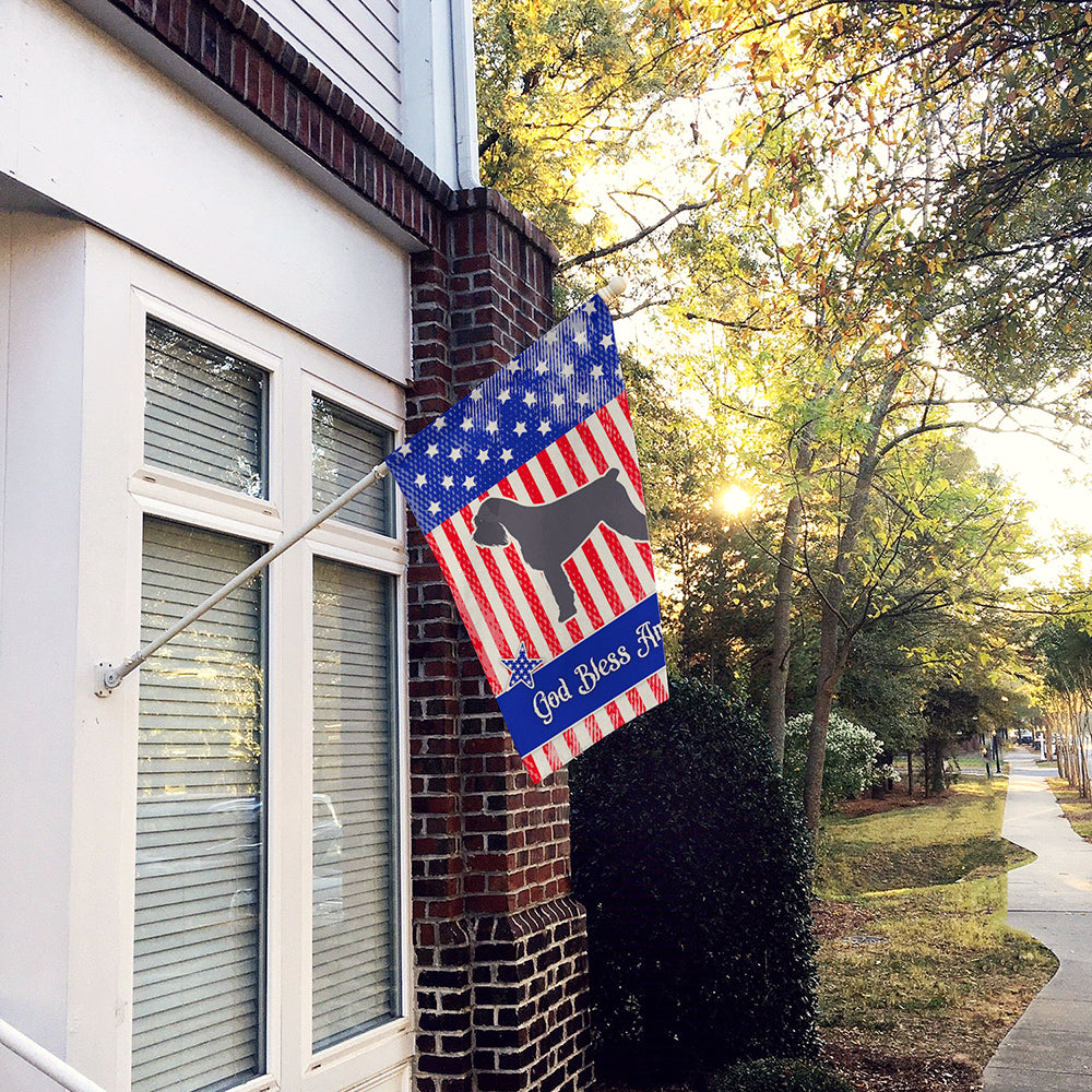 USA Patriotic Giant Schnauzer Flag Canvas House Size BB3373CHF