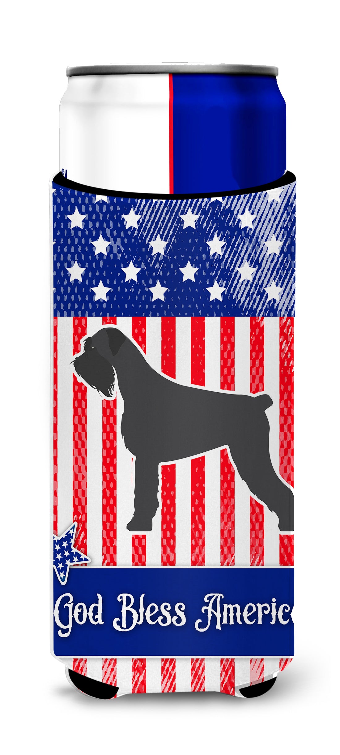 USA Patriotic Giant Schnauzer  Ultra Hugger for slim cans BB3373MUK