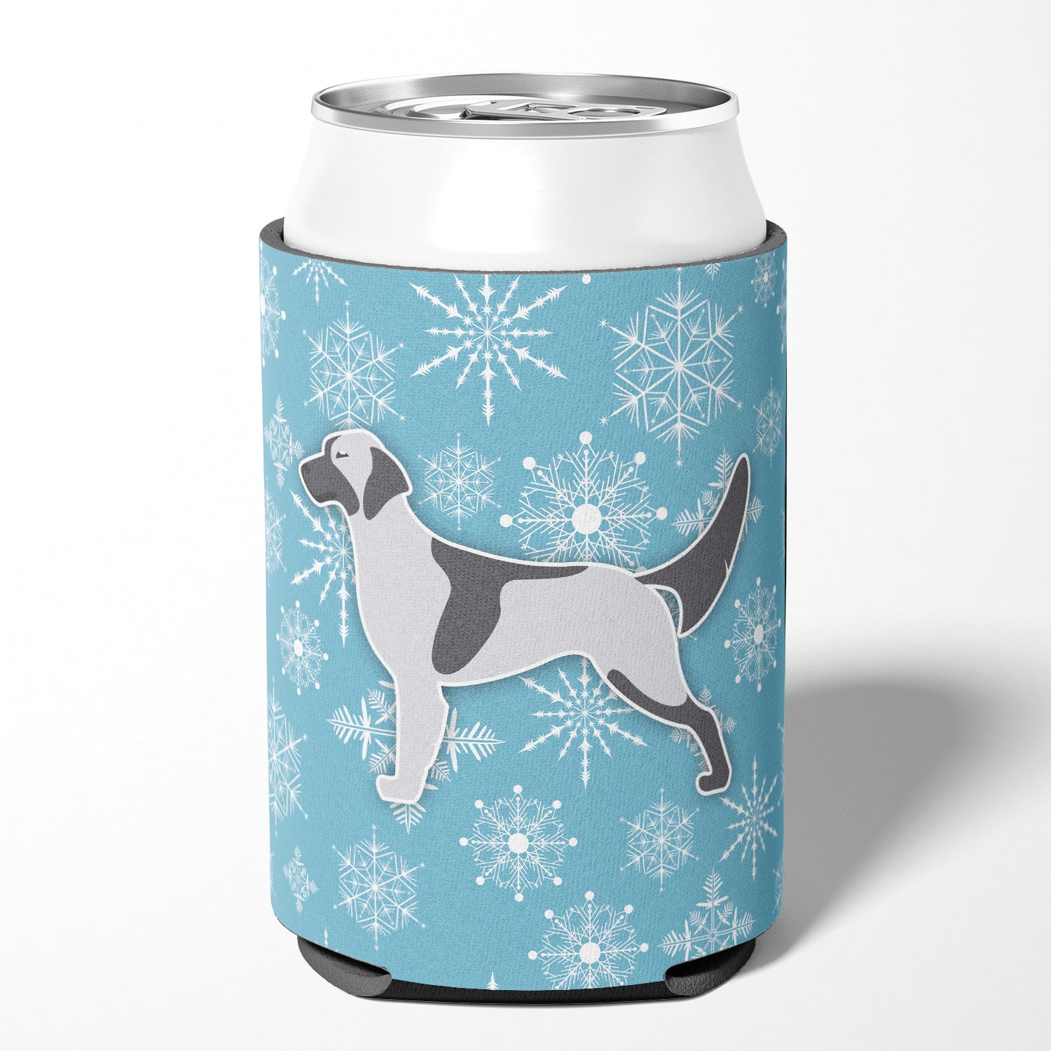 Winter Snowflake English Setter Can or Bottle Hugger BB3481CC  the-store.com.
