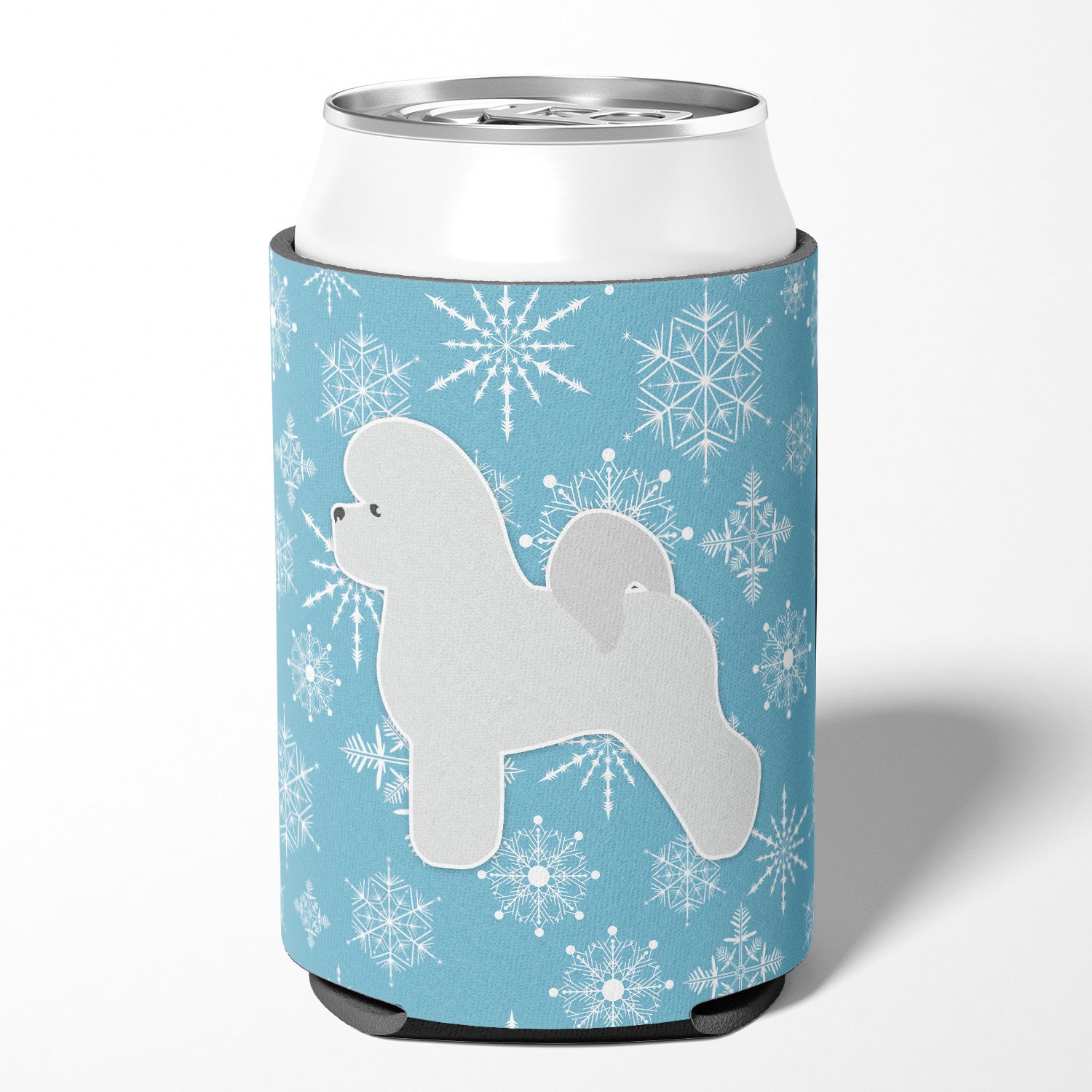 Winter Snowflake Bichon Frise Can or Bottle Hugger BB3545CC  the-store.com.