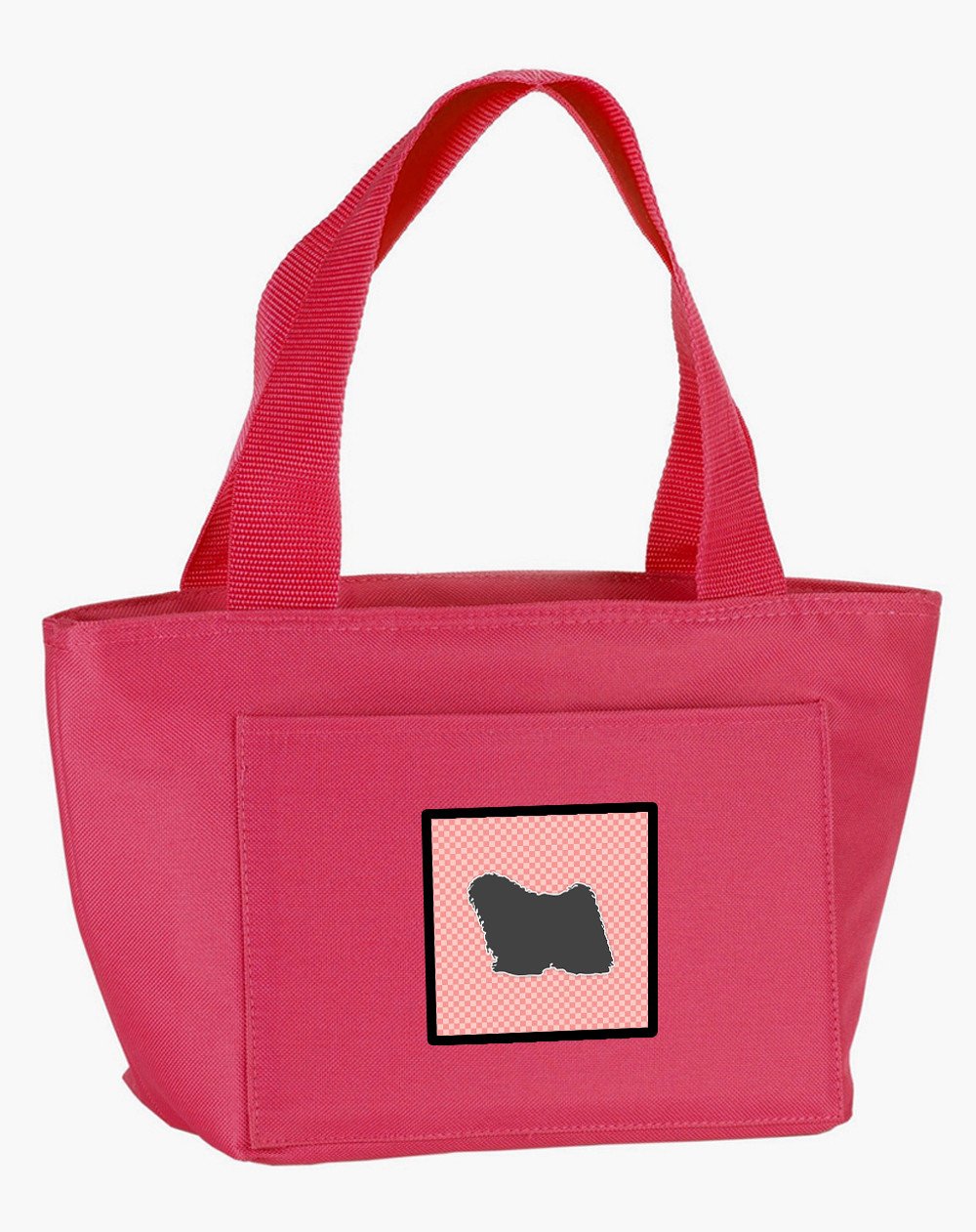 Puli Checkerboard Pink Lunch Bag BB3663PK-8808 by Caroline's Treasures
