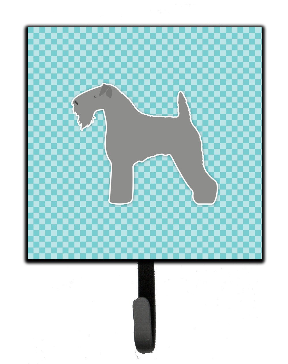 Kerry Blue Terrier  Checkerboard Blue Leash or Key Holder BB3692SH4 by Caroline's Treasures