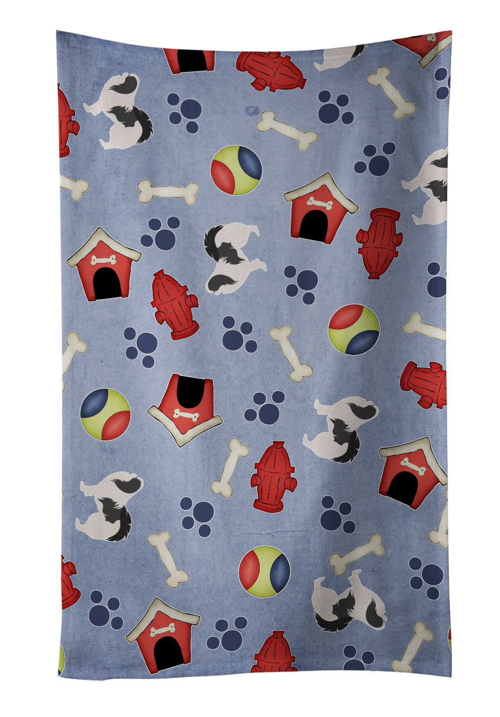 Japanese Chin Dog House Collection Kitchen Towel BB3937KTWL - the-store.com