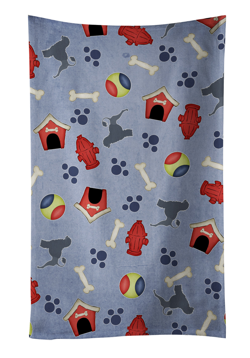 Portuguese Water Dog Dog House Collection Kitchen Towel BB3968KTWL - the-store.com
