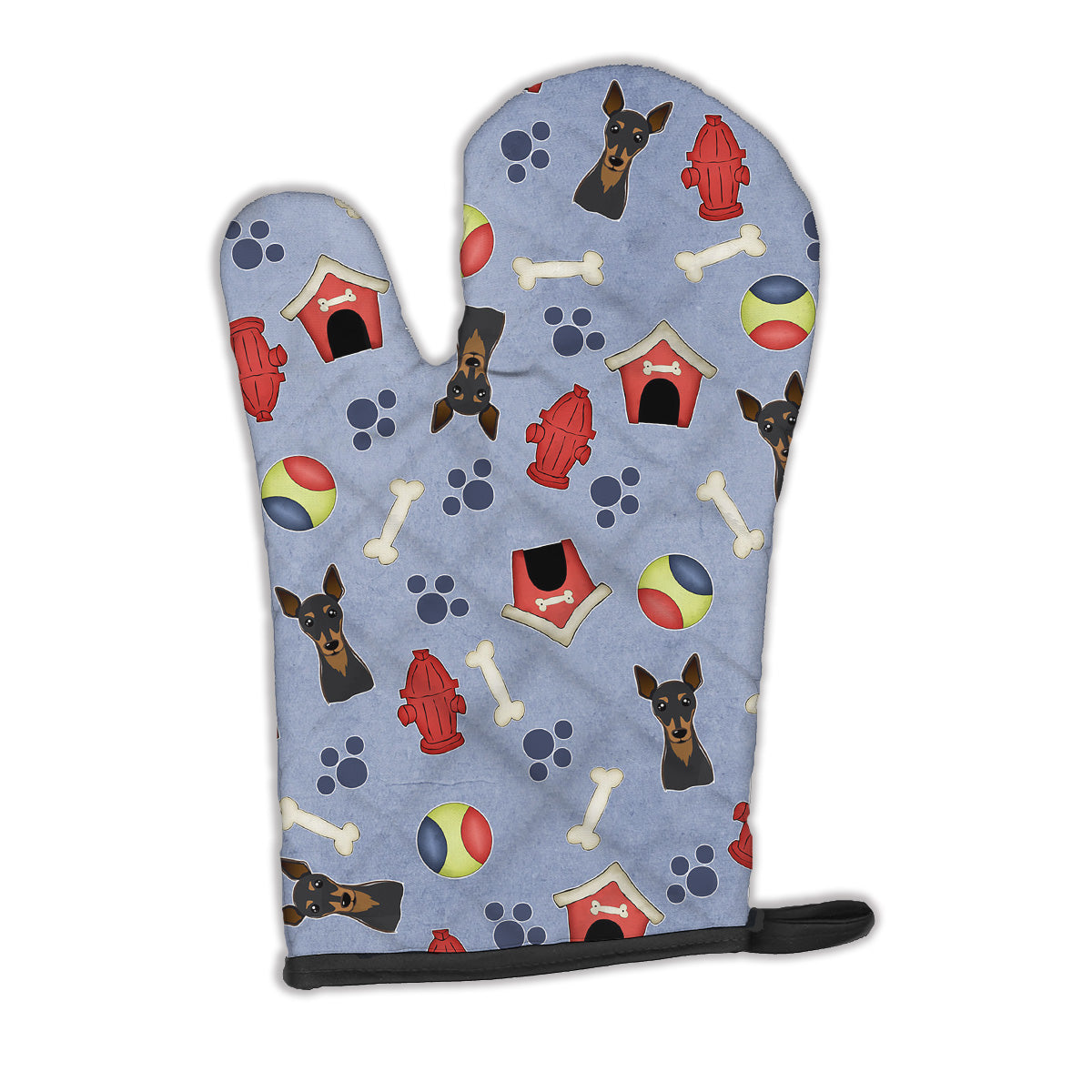 Dog House Collection Min Pin Oven Mitt BB4019OVMT  the-store.com.