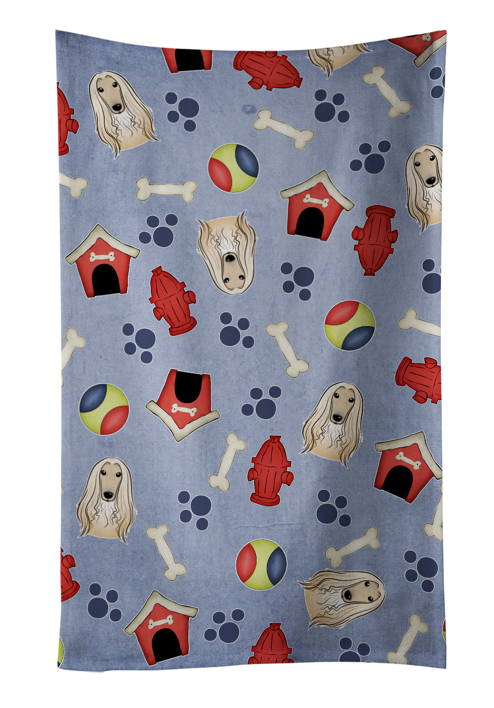 Dog House Collection Afghan Hound Kitchen Towel BB4023KTWL - the-store.com
