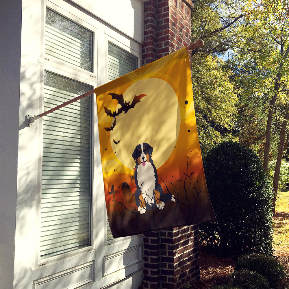 Halloween Bernese Mountain Dog Flag Canvas House Size BB4302CHF