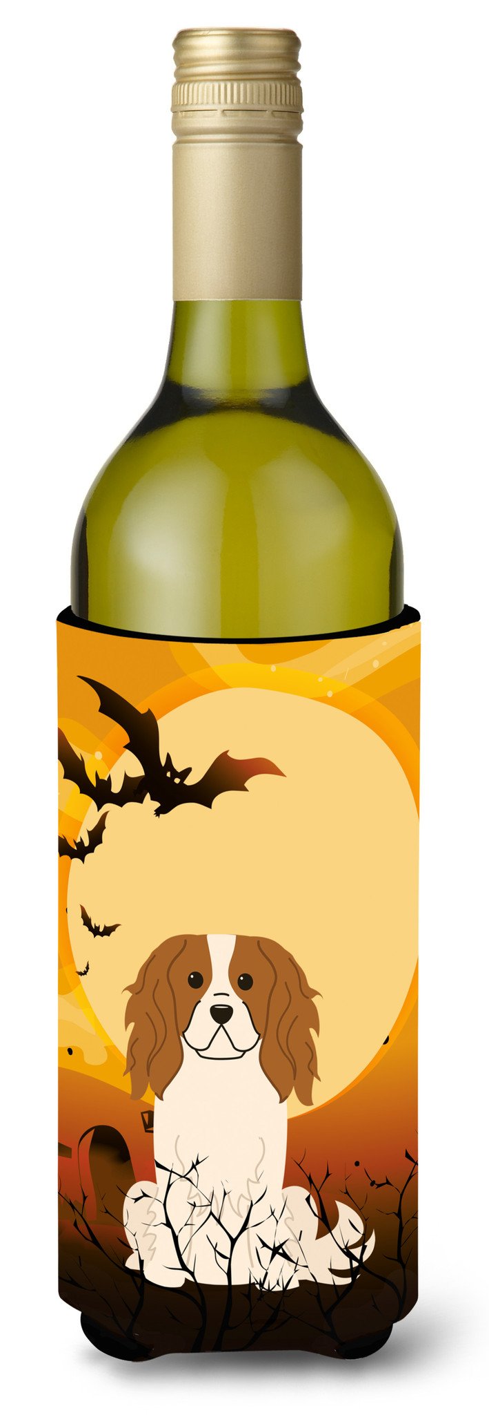 Halloween Cavalier Spaniel Wine Bottle Beverge Insulator Hugger BB4324LITERK by Caroline's Treasures