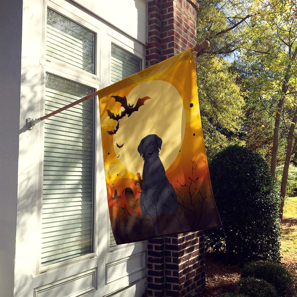 Halloween Giant Schnauzer Flag Canvas House Size BB4332CHF
