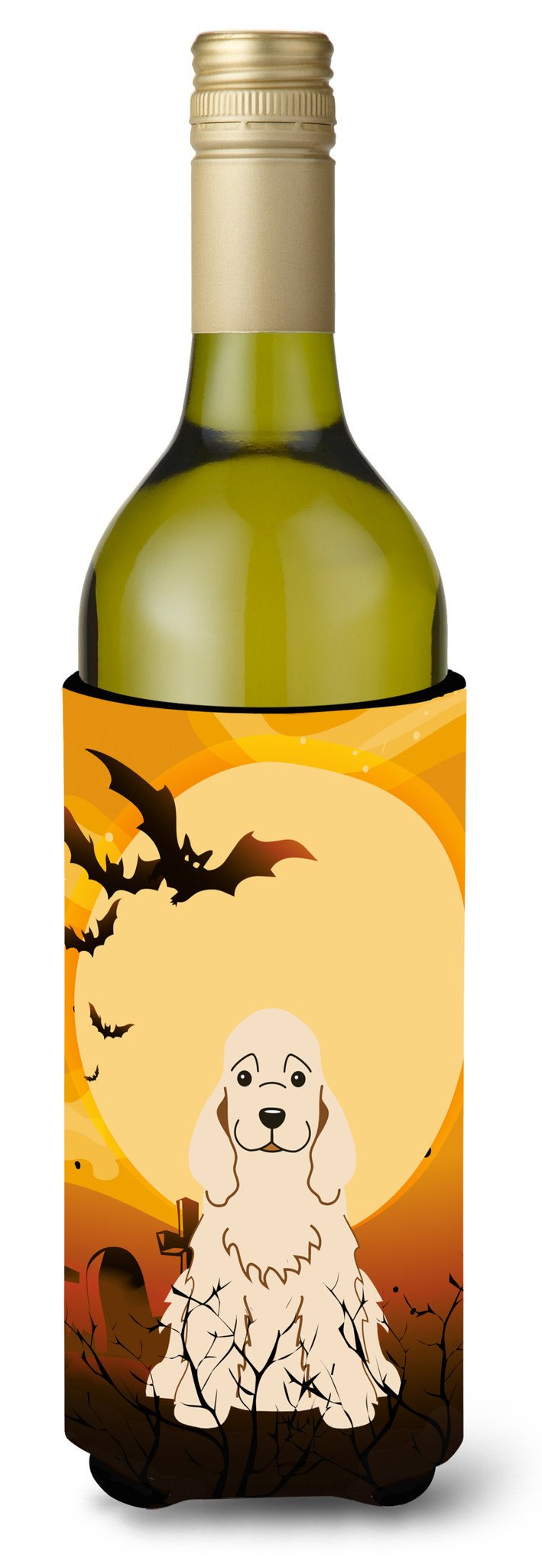 Halloween Cocker Spaniel Buff Wine Bottle Beverge Insulator Hugger BB4360LITERK by Caroline's Treasures