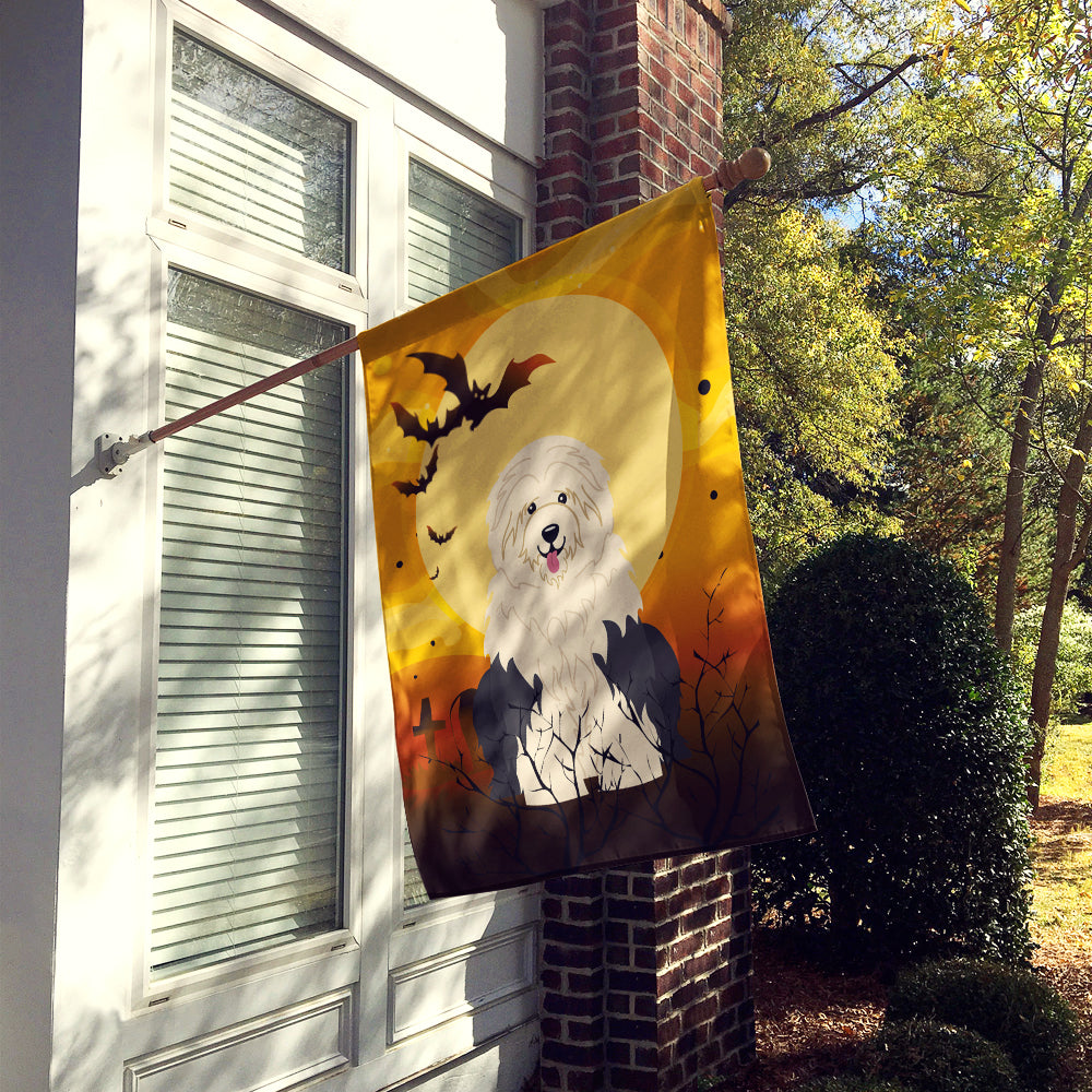 Halloween Old English Sheepdog Flag Canvas House Size BB4362CHF