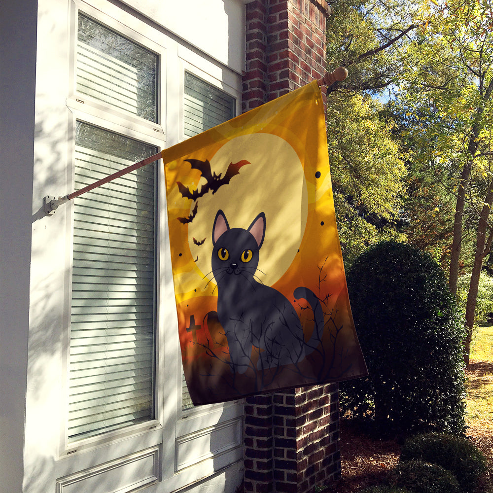 Halloween Bombay Cat Flag Canvas House Size BB4442CHF