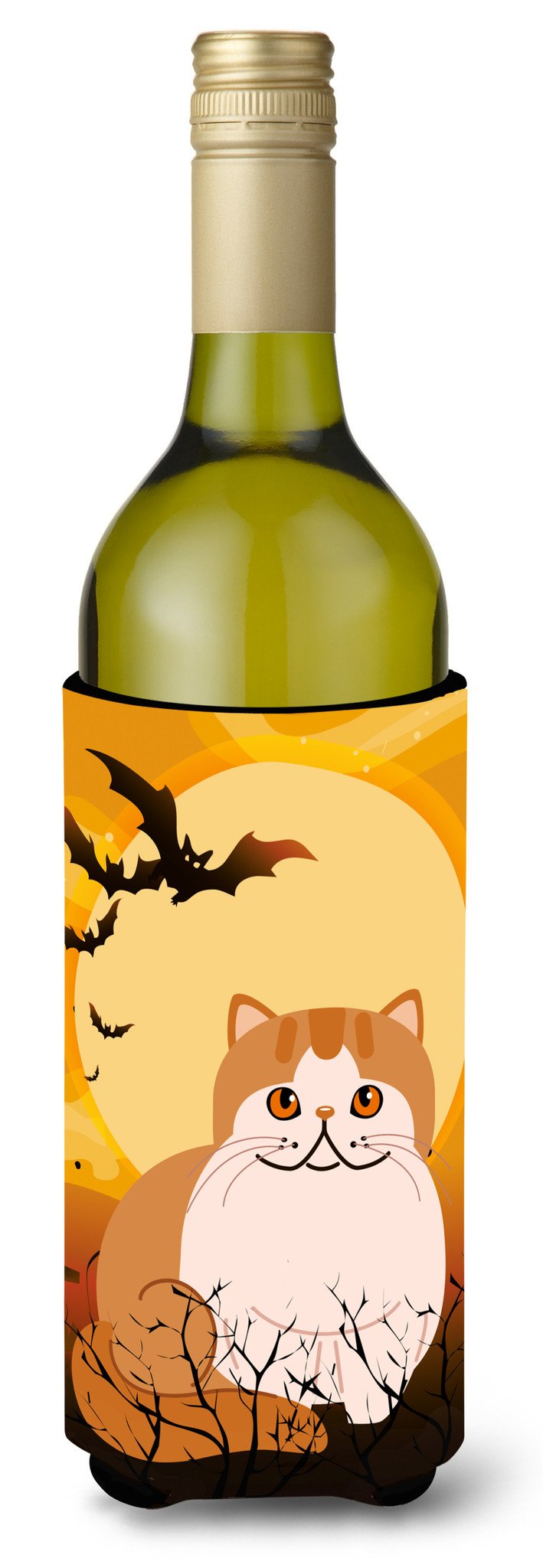 Halloween Exotic Shorthair Cat Wine Bottle Beverge Insulator Hugger BB4444LITERK by Caroline's Treasures