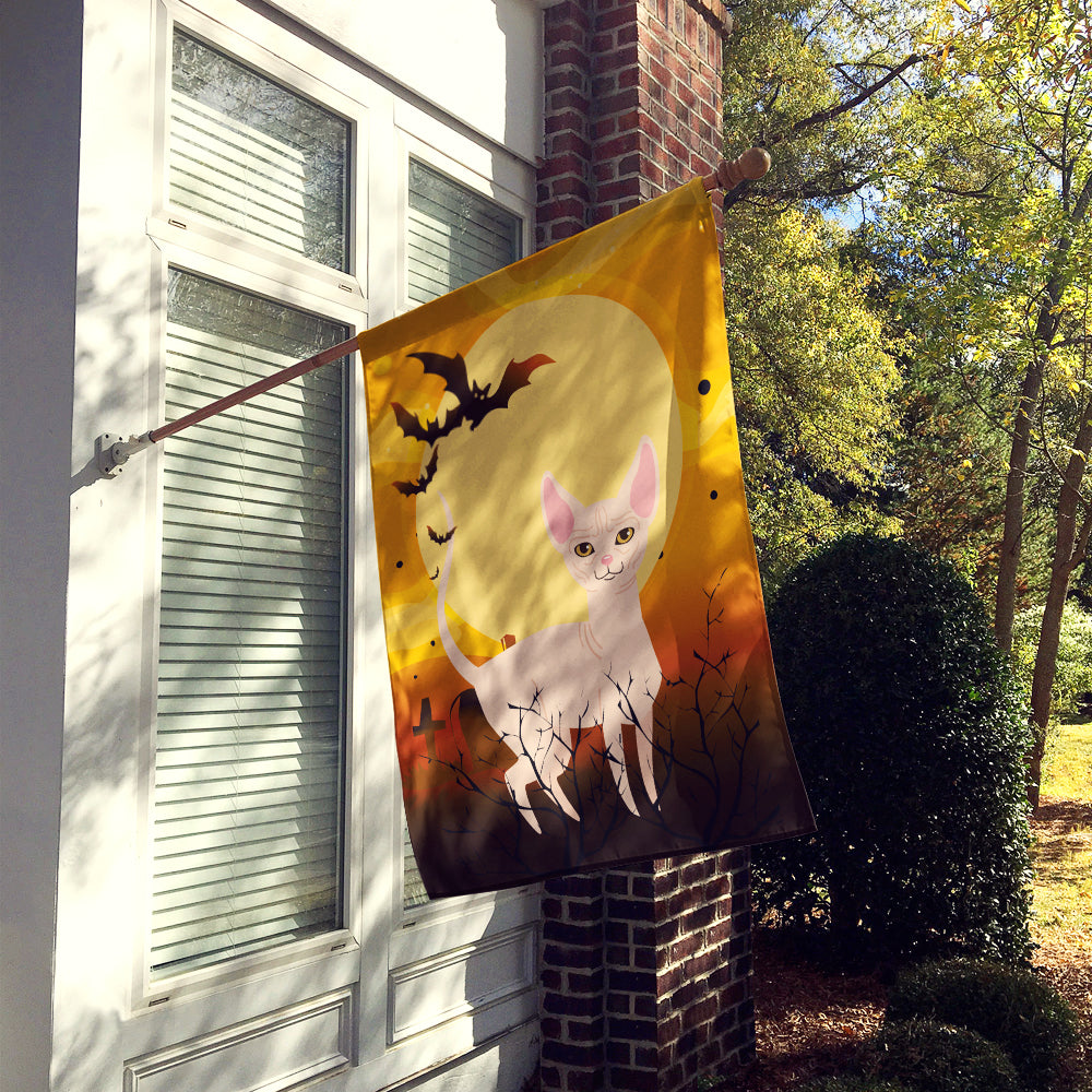Halloween Sphynx Cat Flag Canvas House Size BB4457CHF