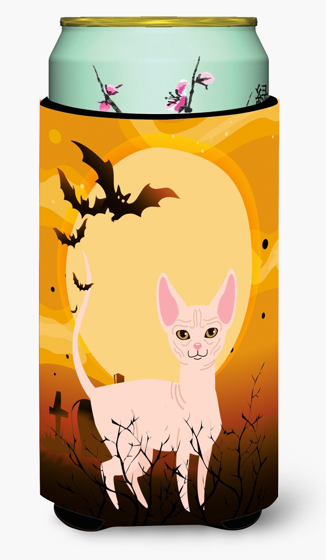 Halloween Sphynx Cat Tall Boy Beverage Insulator Hugger BB4457TBC by Caroline's Treasures