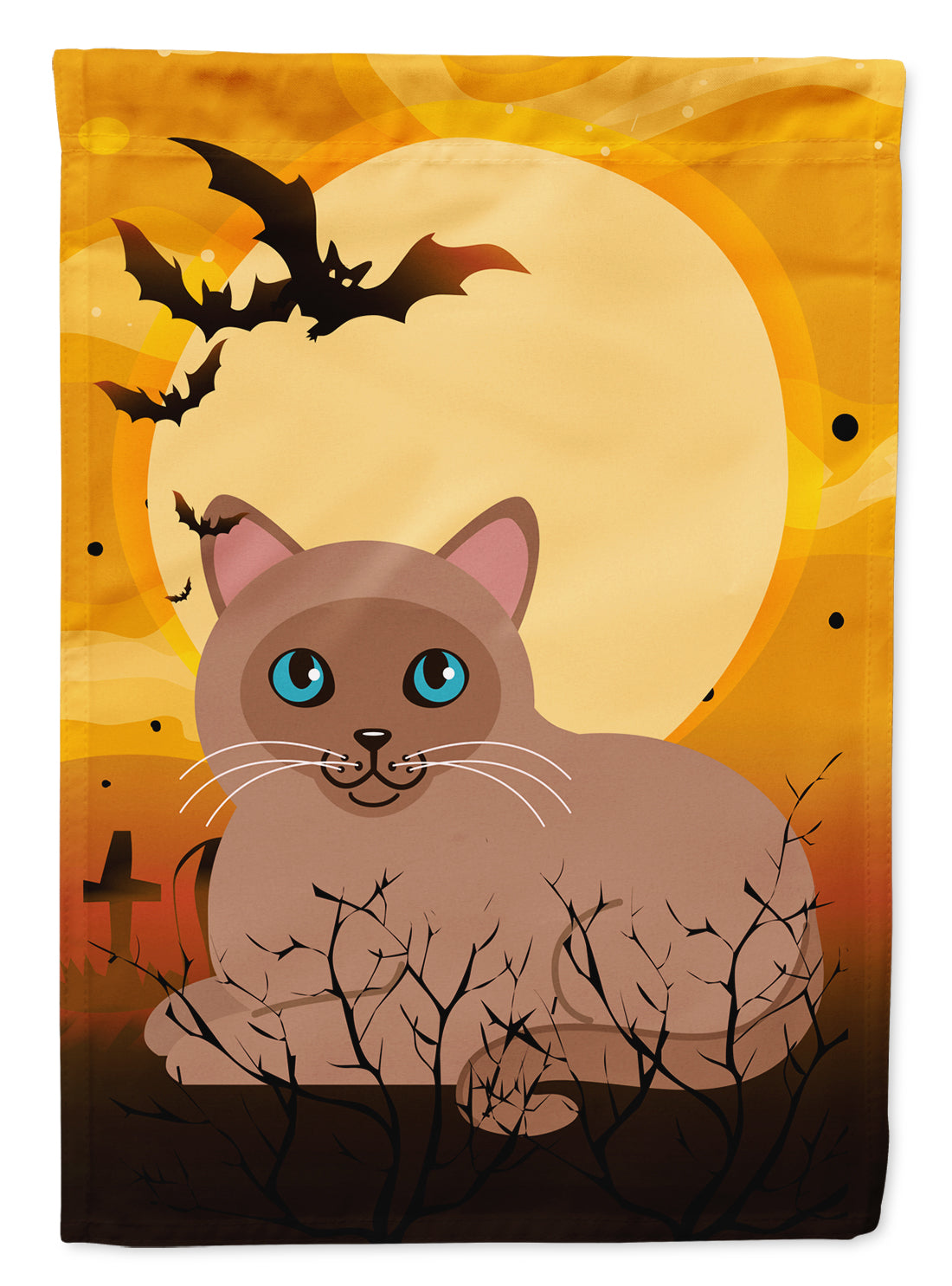 Halloween Tonkinese Cat Flag Canvas House Size BB4458CHF