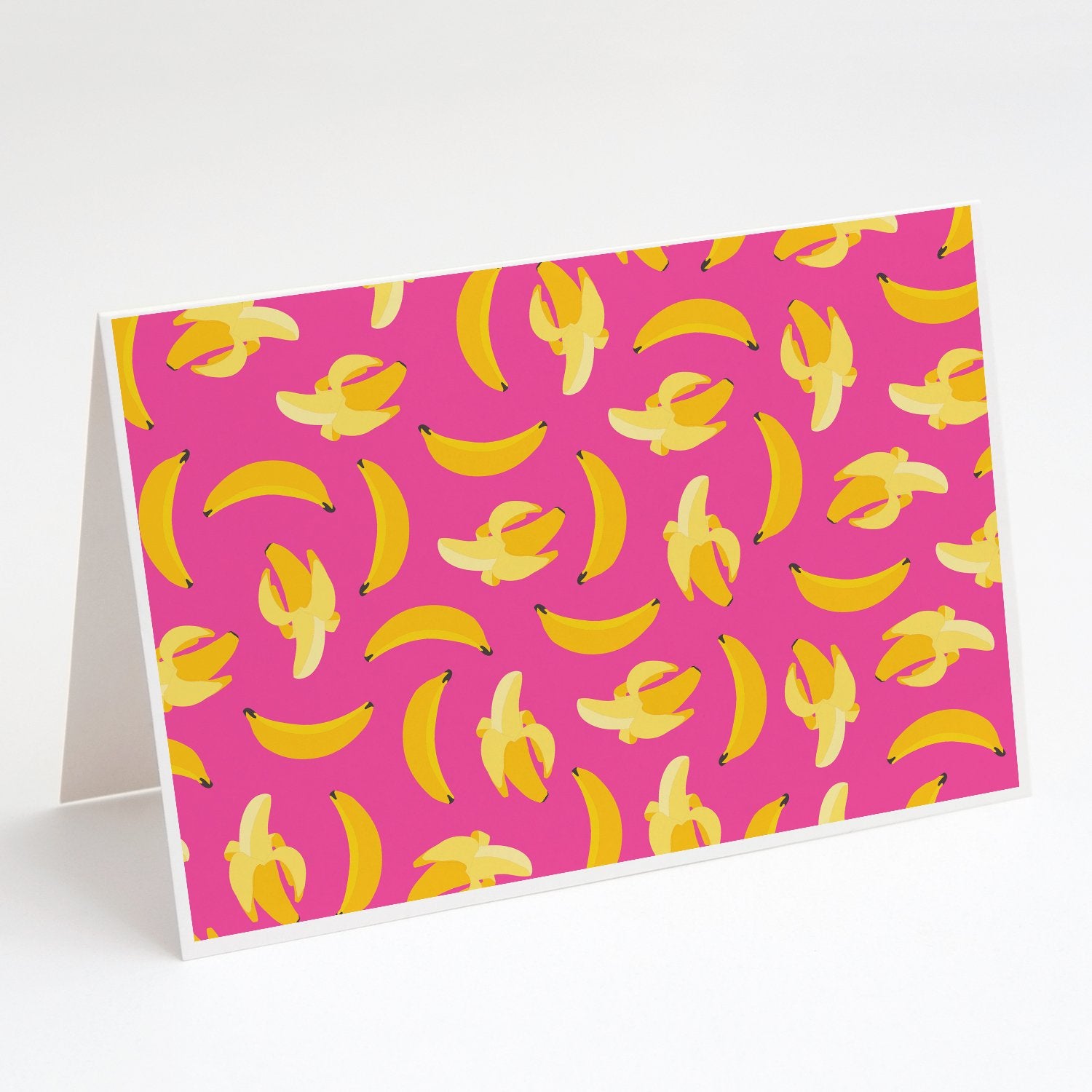Buy this Bananas on Pink Greeting Cards and Envelopes Pack of 8