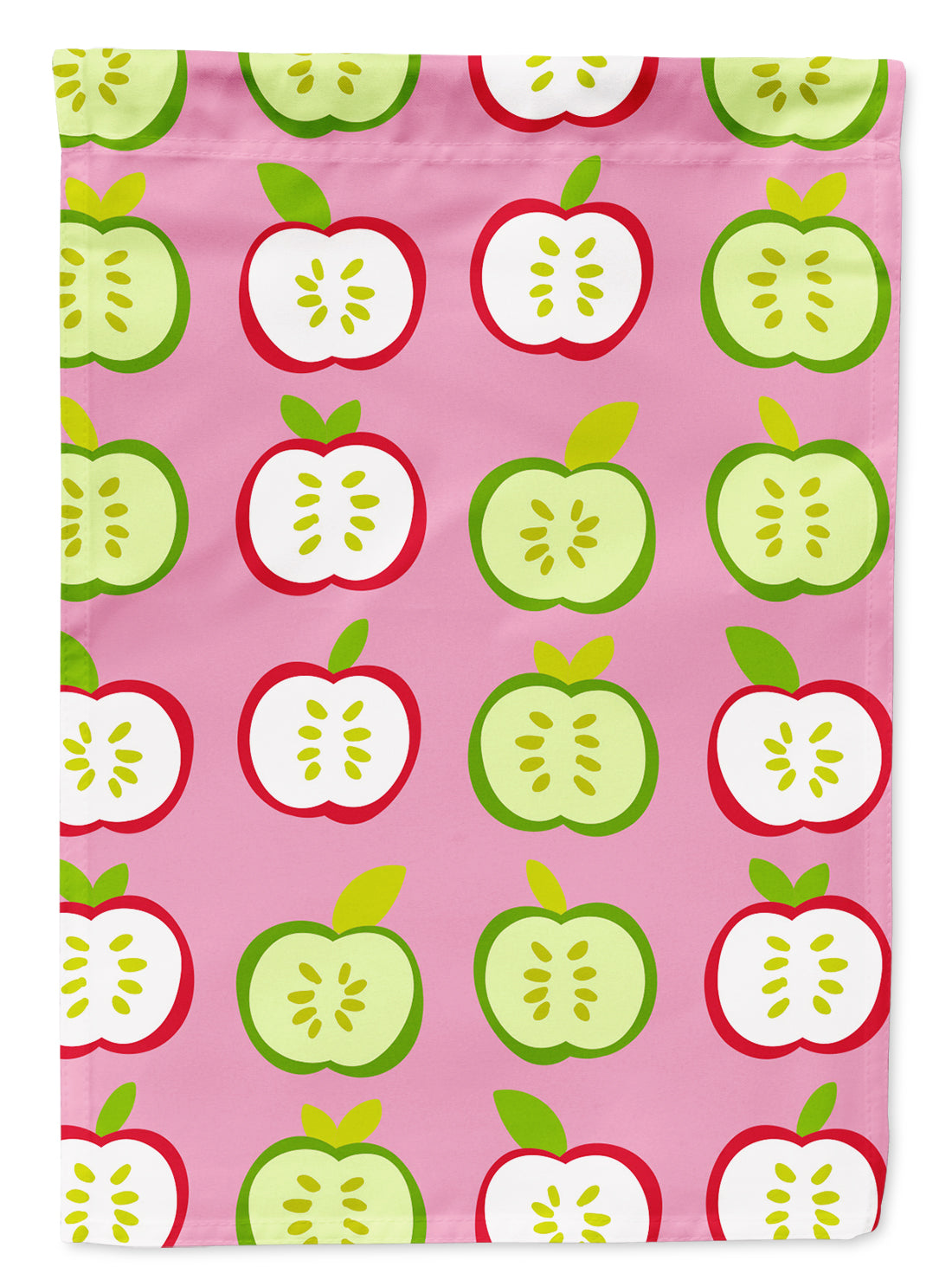 Apples on Pink Flag Garden Size BB5141GF