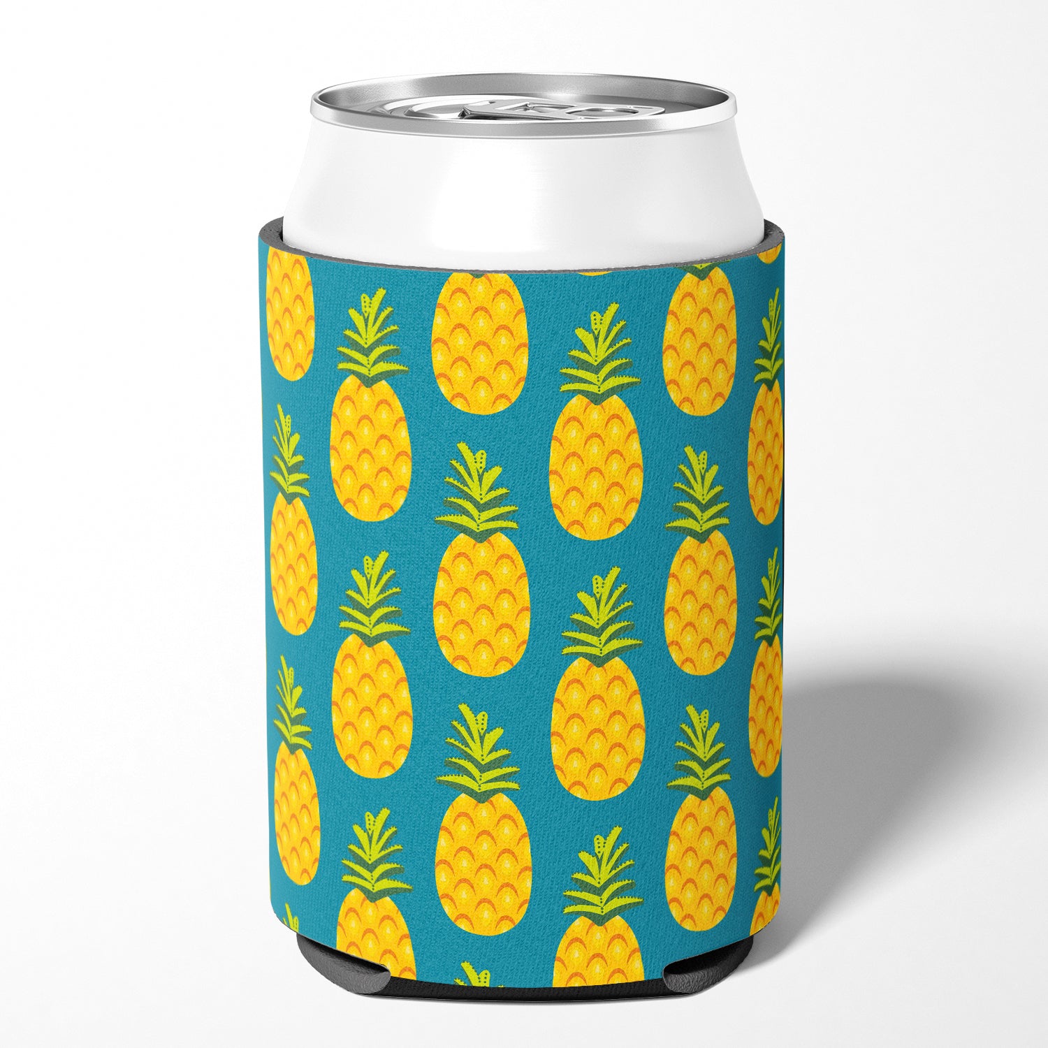 Pineapples on Teal Can or Bottle Hugger BB5145CC