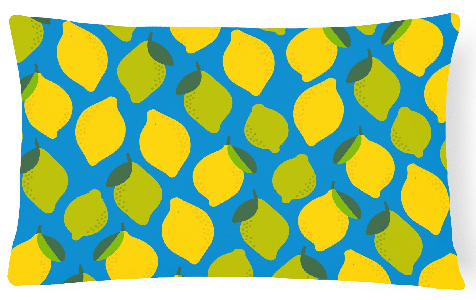 Lemons and Limes Canvas Fabric Decorative Pillow BB5150PW1216 by Caroline's Treasures