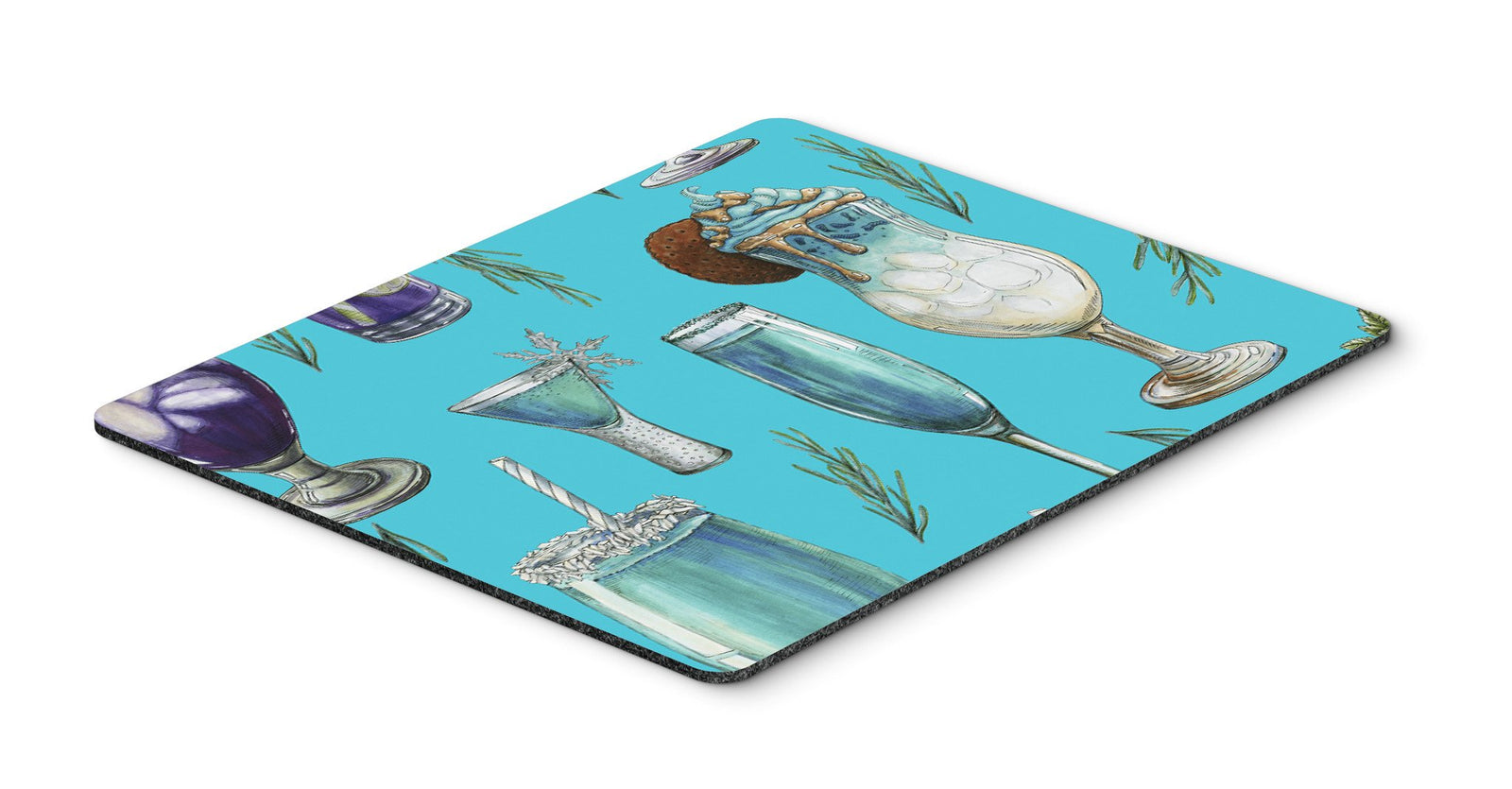 Drinks and Cocktails Blue Mouse Pad, Hot Pad or Trivet BB5203MP by Caroline's Treasures