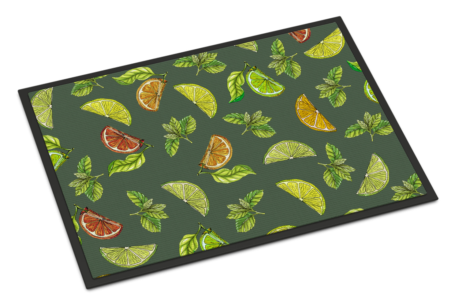 Lemons, Limes and Oranges Indoor or Outdoor Mat 18x27 BB5207MAT - the-store.com