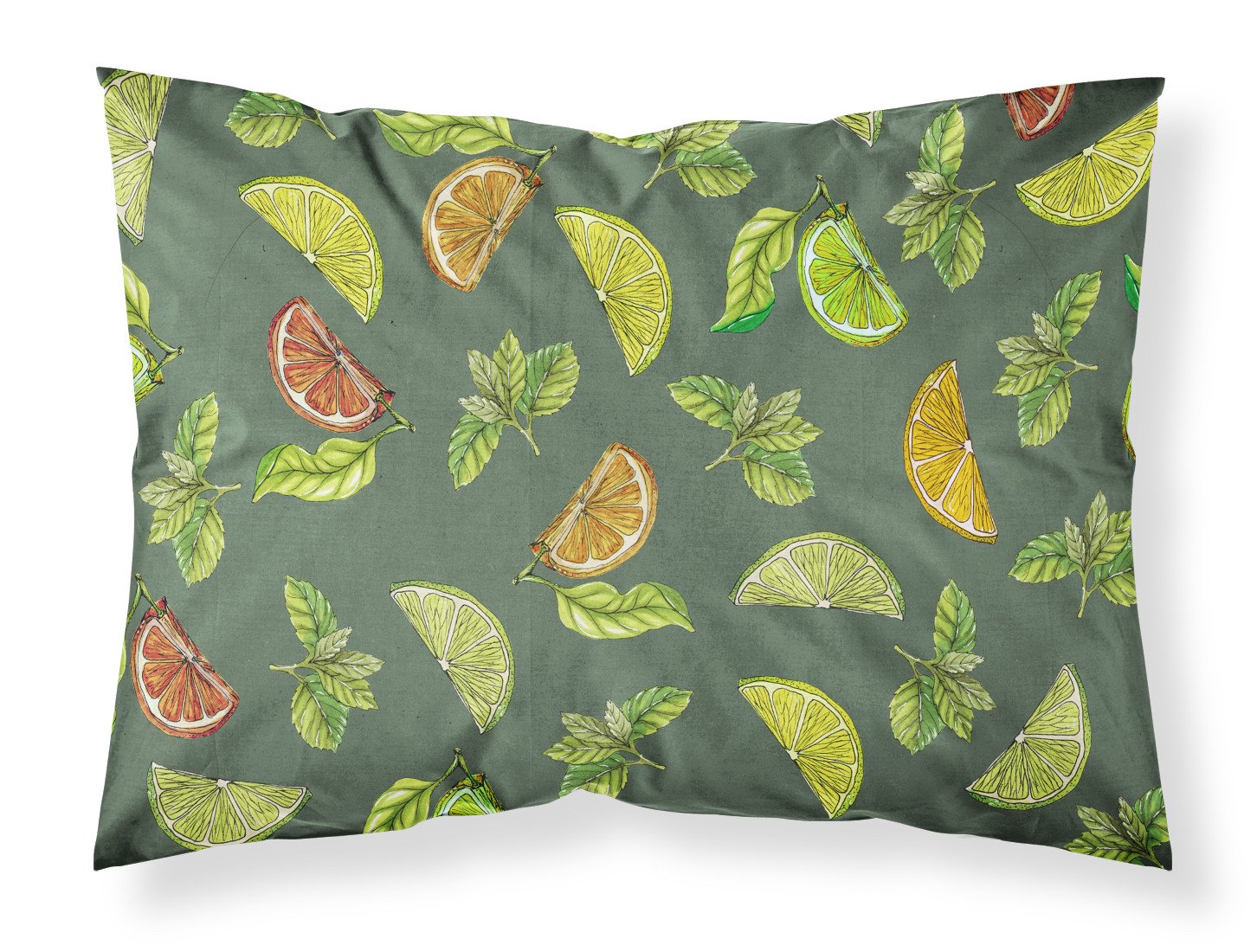 Lemons, Limes and Oranges Fabric Standard Pillowcase BB5207PILLOWCASE by Caroline's Treasures