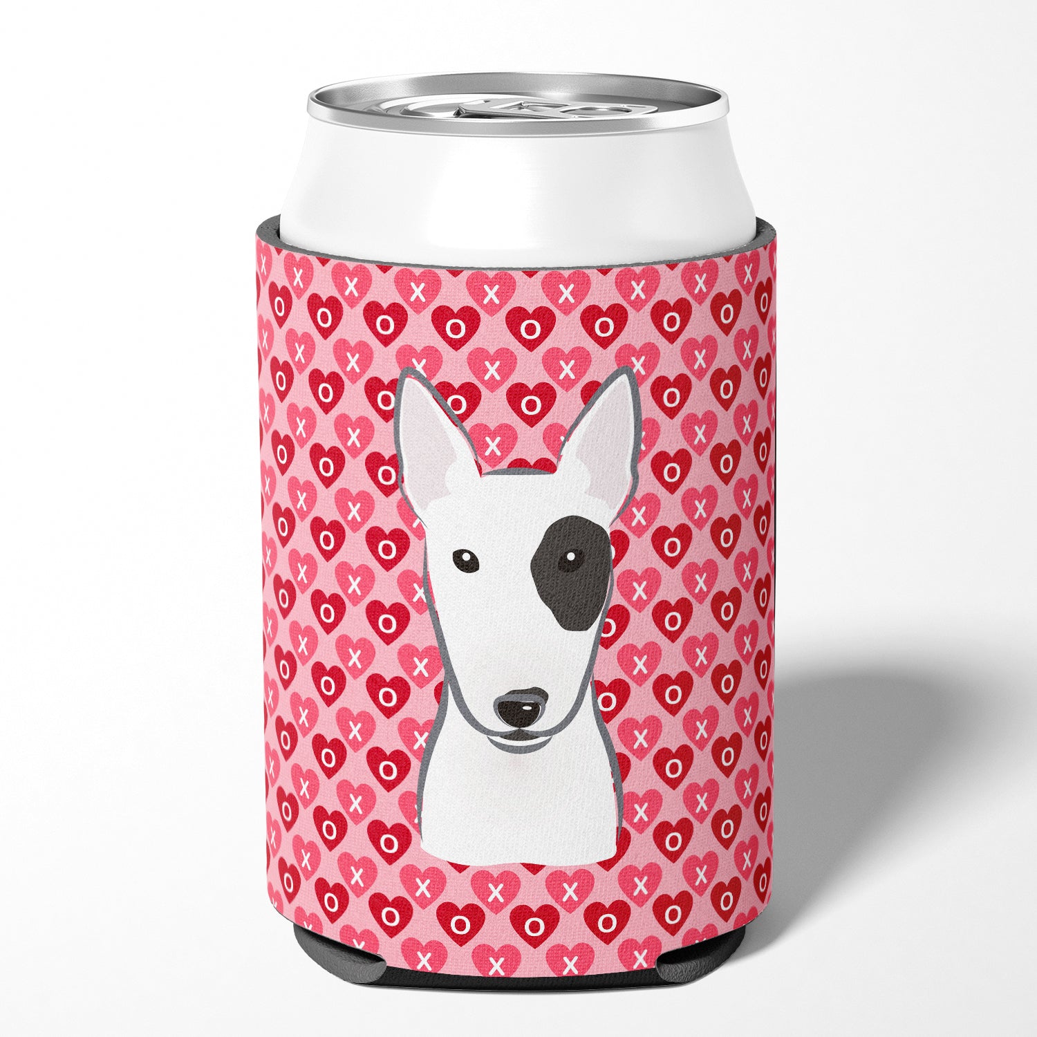 Bull Terrier Hearts Can or Bottle Hugger BB5279CC