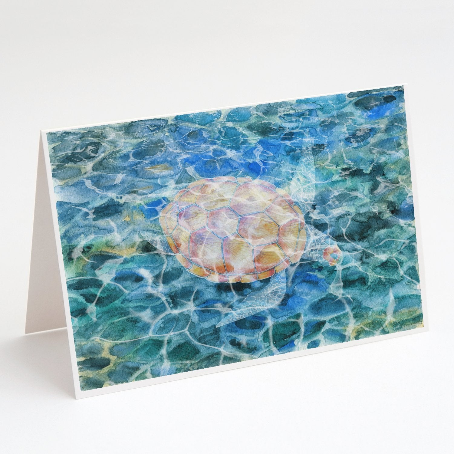 Buy this Sea Turtle Under water Greeting Cards and Envelopes Pack of 8