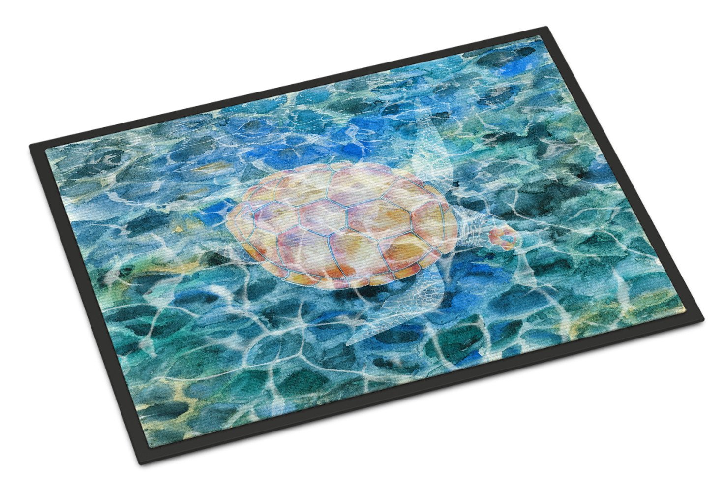 Sea Turtle Under water Indoor or Outdoor Mat 24x36 BB5363JMAT by Caroline's Treasures