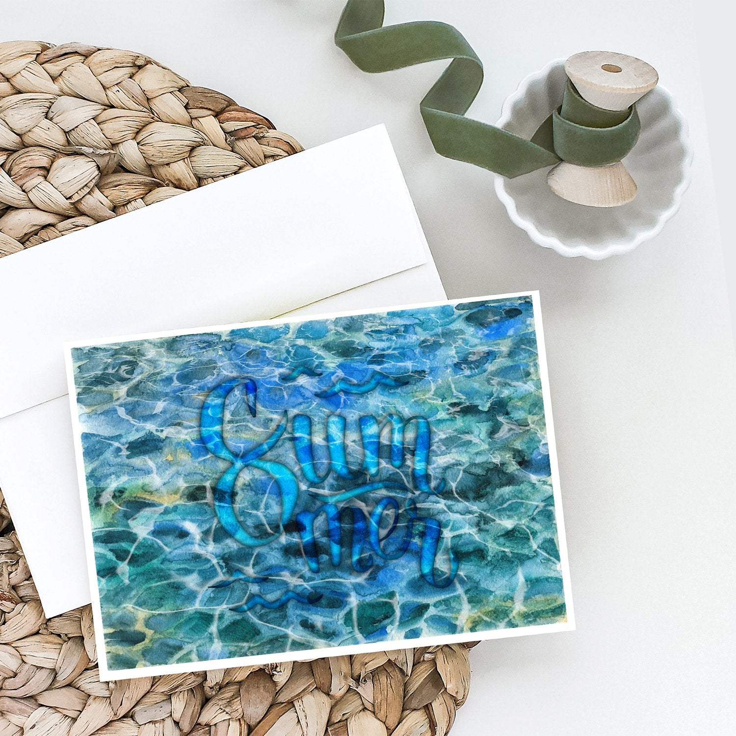 Buy this Summer Under Water Greeting Cards and Envelopes Pack of 8