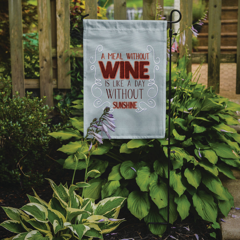 A Meal Without Wine Flag Garden Size BB5424GF