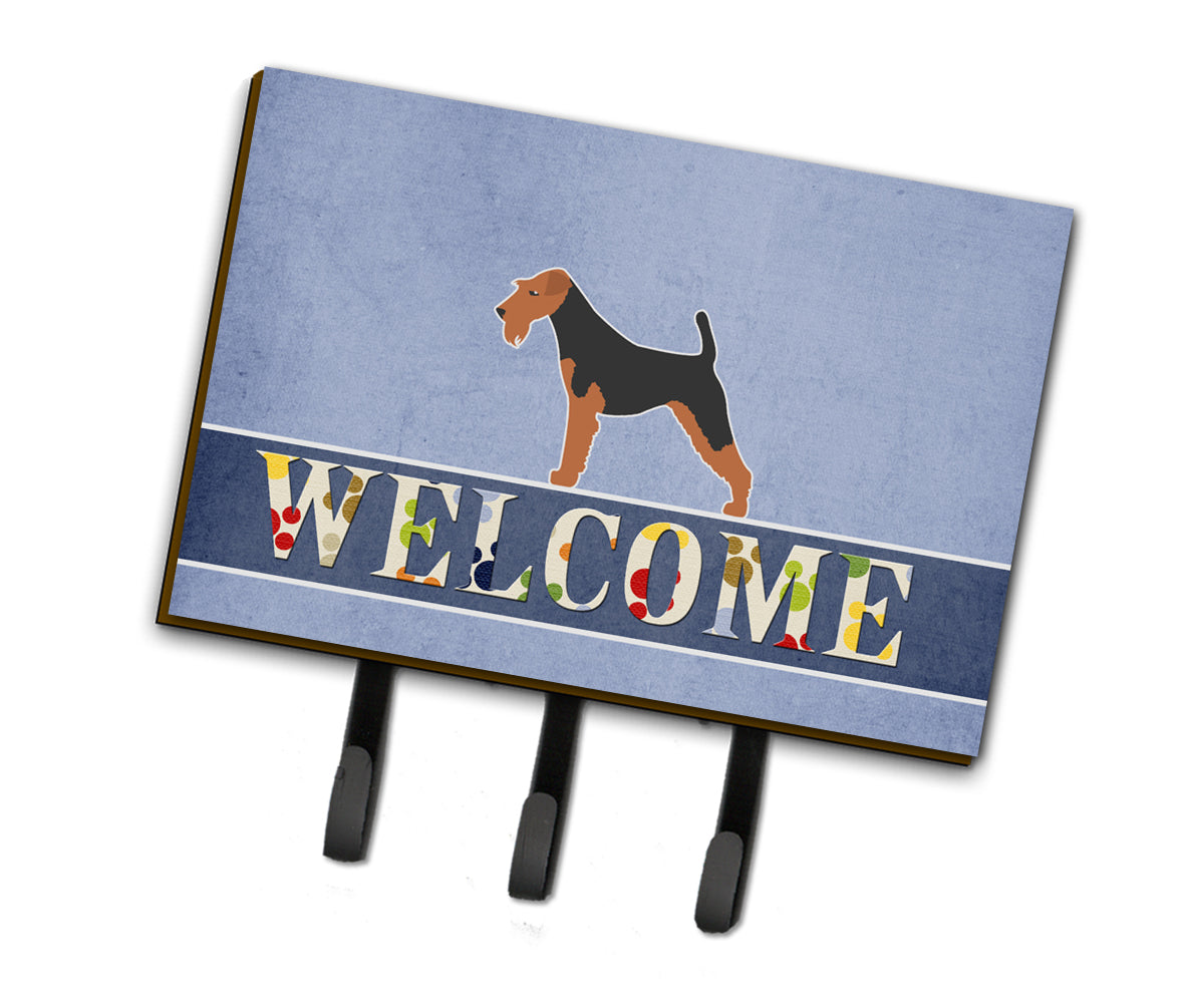 Welsh Terrier Welcome Leash or Key Holder BB5489TH68