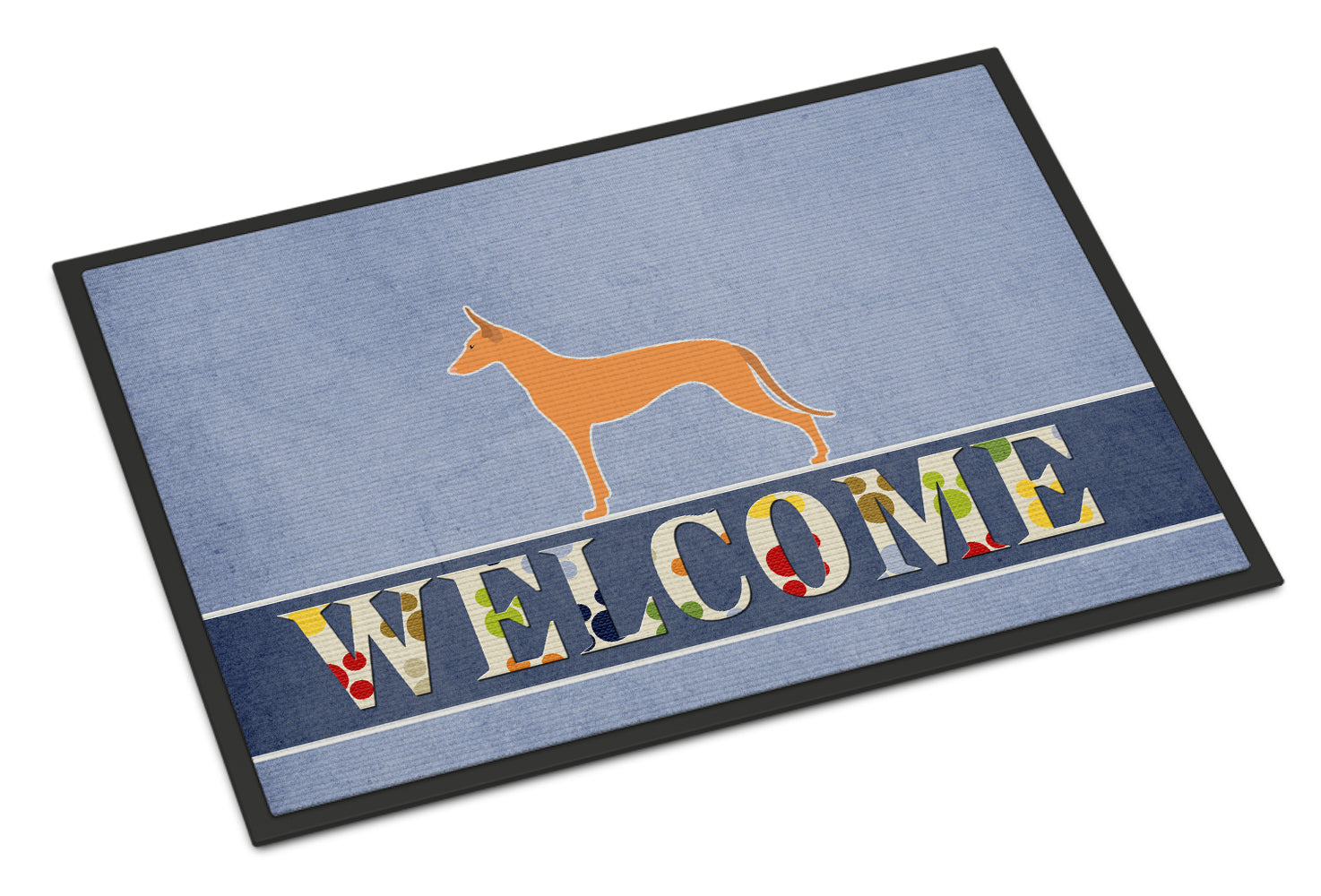 Pharaoh Hound Welcome Indoor or Outdoor Mat 18x27 BB5492MAT - the-store.com
